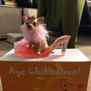 Aye Chihuahua! Chihuahua in Pink Shoe